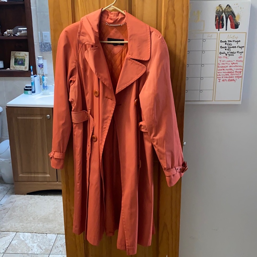 BRAND NEW Orange Jones New York Trench Coat